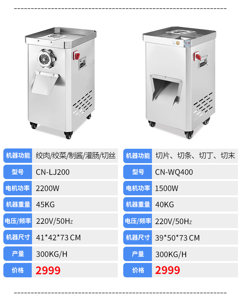 绞切两用机参数表